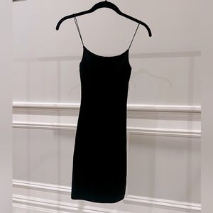 Zara black tiny shoulder stripes.